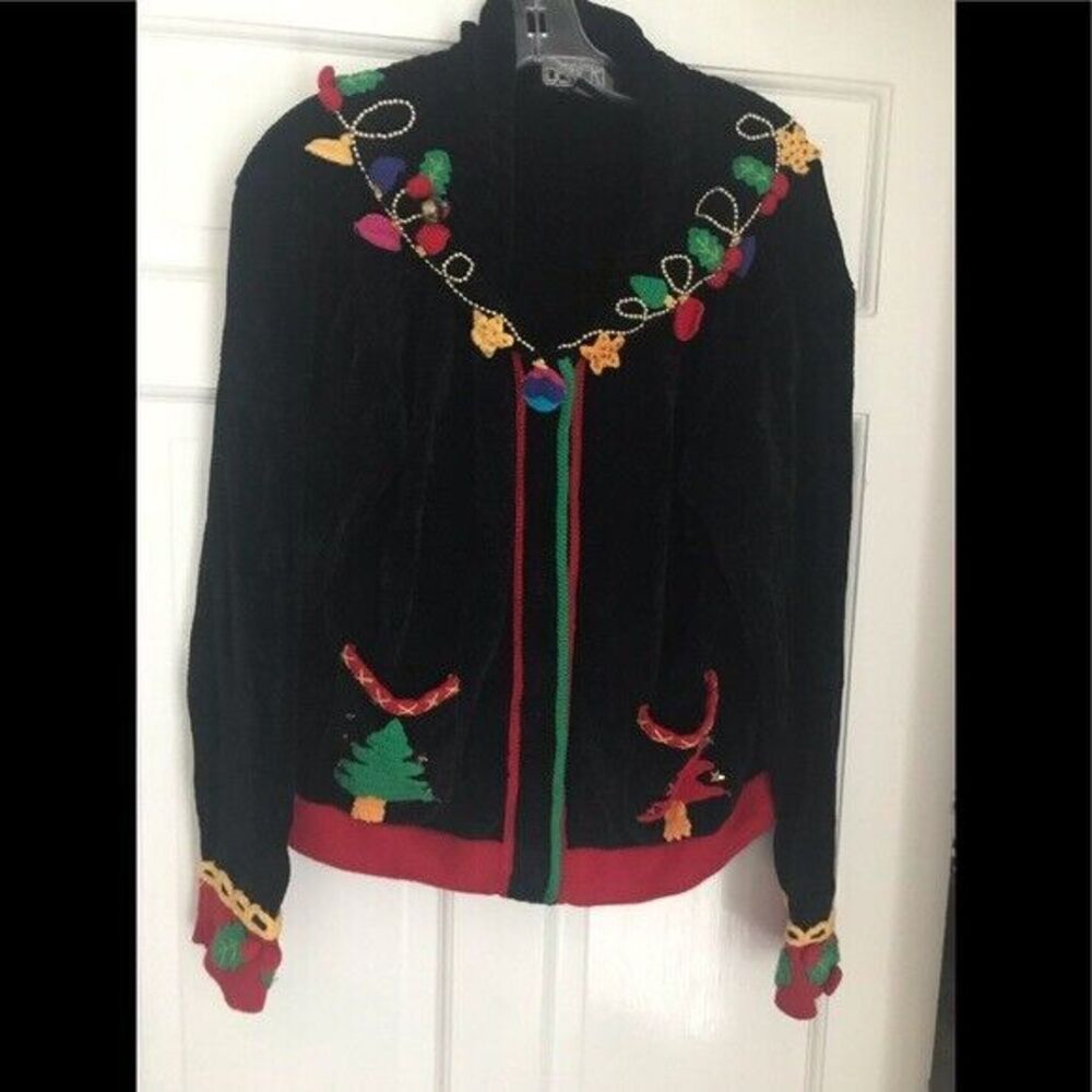 VINTAGE‎ BEREK Christmas Tree Size Large Sweater